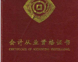 “會計從業(yè)資格證書”/